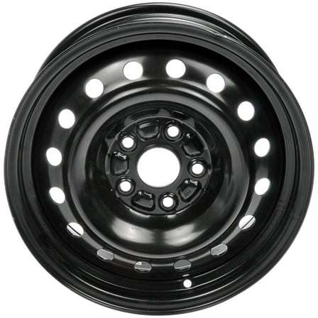 Dorman 939-242 Steel 16" Wheel Rim 16 x 6.5-inch 5-Lug Black, for Specific Toyota Models