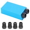 thumbnail image 3 of 7Pcs/Set Hole Screw Jig 15° Angle Drill Woodworking Guide Oblique Locator, 3 of 11
