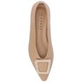 thumbnail image 5 of Journee Womens Elowen Slip On Slim Squared Off Pointed Toe Flats, 5 of 10