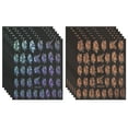 thumbnail image 1 of 12 Hojas de Pegatinas de Uñas de Mariposa Calcomanías de Uñas Autoadhesivas 3D para Mujeres Niñas Manicura DIY, 10*8cm, 1 of 5