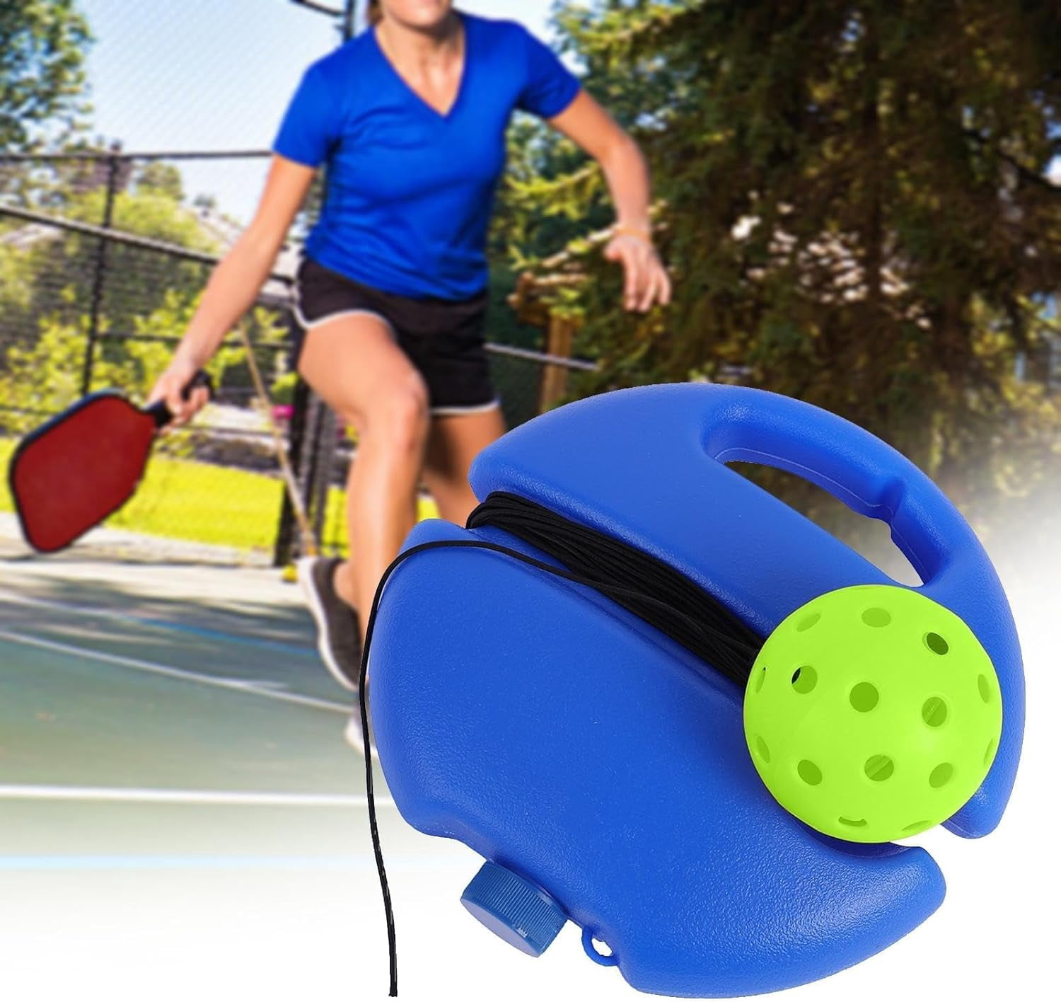 2pack  Pickleball Trainer, Pickleball Trainer, Pickleball Match Buddy, Matchbuddy Pickleball Trainer, Pickleball Training Aids Tool for Beginner Exercise Sport