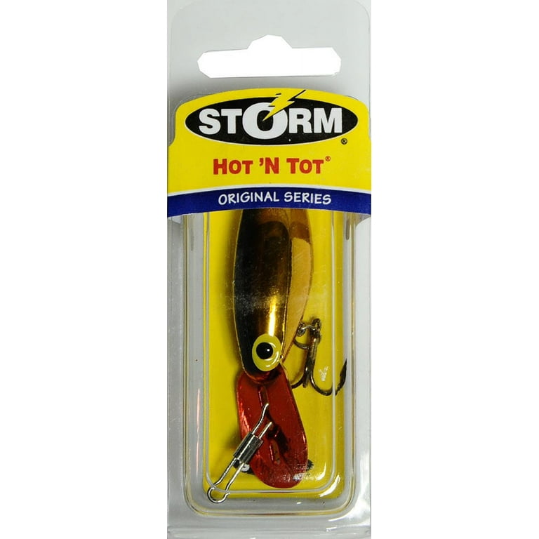 Storm Original Hot N Tot 05 Fishing Lure 2 3/16oz Metallic Gold/Red Lip