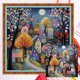 thumbnail image 1 of Kit Punto Cruz Contados Hilo Algodón Ecológico Bordado 11CT 40x50cm, 1 of 9