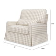 thumbnail image 4 of Namesake Crawford Chair and a Half Pillowback Swivel Glider, 4 of 7