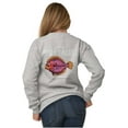 thumbnail image 3 of Gill McFinn Funny Flounder Fishing Unisex Plus Fleece Graphic Sweatshirt Brisco Brands 2X, 3 of 5
