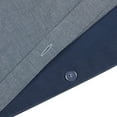 thumbnail image 3 of HOMETRENDS 3-Piece Blue Chambray Duvet Cover Set, King, 3 of 5