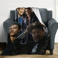 thumbnail image 4 of Pedro Pascal Blanket Cool #1 Ultra Soft Flannel Fleece Blanket Stylish Bedroom Living Room Sofa Warm Blanket All Season Use 30"*40"（76 * 100cm）, 4 of 6