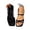 Black, variant on Women's Ankle Strap Flat Sandals, Elegant Thong Slide Sandals with Adjustable Buckle, Comfortable Casual Open Toe Beach Shoes, Summer Gladiator Walking Sandals for Ladies & J_un_iors