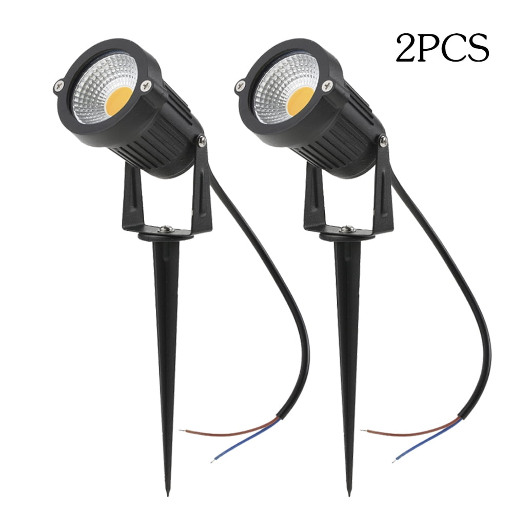 Tomshine 5W 2 Pack COB LED Lawn Lamp AC/DC Outdoor Decorative Landscape light 500LM Super Bright