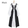 thumbnail image 4 of Robe Médiévale Grande Taille Femme Renaissance Gothique Longue Maxi Rétro Vestido Victorien à Lacets Paty Robe de Bal Ensemble Deux Pièces P-5TG, 4 of 5