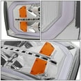 thumbnail image 4 of DNA Motoring For 07-14 Silverado LED DRL Sequential Turn Signal Projector Headlight Lamp Pair Chrome/Amber, 4 of 11