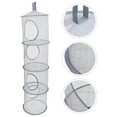 thumbnail image 4 of Miangastore Multi-functional Hanging Net Organizer Plush Toys Storage Net Multi-layer Underwear Drying Netting, 4 of 9
