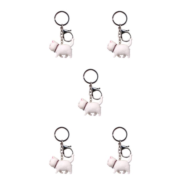 Llavero con colgante de bolsa de animales de dibujos animados Qarigey 5piezas CBP218300