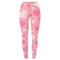 thumbnail image 3 of MKLEKYY Leggings deportivos push up para mujer, leggings deportivos casuales de San Valentín para mujer, pantalones de yoga, 3 of 3