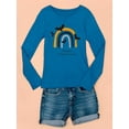 thumbnail image 3 of Cute Halloween Rainbow W Bats Long Sleeve Toddler -Image by Shutterstock,  3 Toddler, 3 of 4