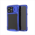 thumbnail image 3 of ELEHOLD Armor Case for iPhone 14 Pro with Screen Protector,Camera Lens Cover Stand Function Heavy Duty Rugged Military Grade Shockproof Dustproof Case for iPhone 14 Pro 6.1",Blue, 3 of 9