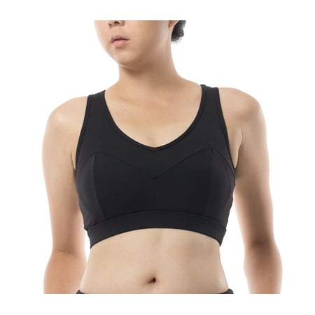 figur activ maximum support sports bra with v neck and open