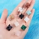 thumbnail image 3 of 10 colgantes de piedras preciosas con forma de estrella para bisutería y manualidades., 3 of 7