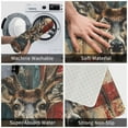 thumbnail image 4 of Bathroom Rugs Non Slip Washable - American Flag Deer Art Kitchen Mats for Floor, Area Rugs for Entryway Rugs Indoor, Laundry Bathroom Room Door Rug with Rubber Backing 20x31.5in, 4 of 8