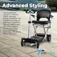thumbnail image 4 of Enhance Mobility - The Transformer 2 - Electric Auto Folding Mobility Scooter - 4-Wheel - Black, 4 of 8