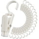 thumbnail image 1 of Paquete de 20 ganchos giratorios de plástico extra fuerte para viajes en casa, ganchos para ropa, pinzas para ropa, clips para sombreros, 4,3 pulgadas (blanco) Ormromra WRJM-183, 1 of 6