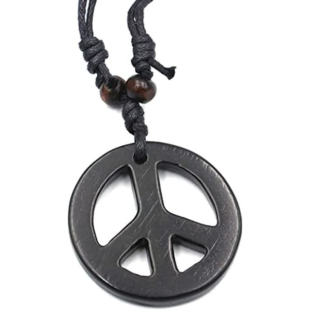 Peace sign deals choker necklace
