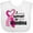AA-White, variant on Inktastic Breast Cancer Awareness I Support My Grandma Pink Ribbon Boys or Girls Baby Bib