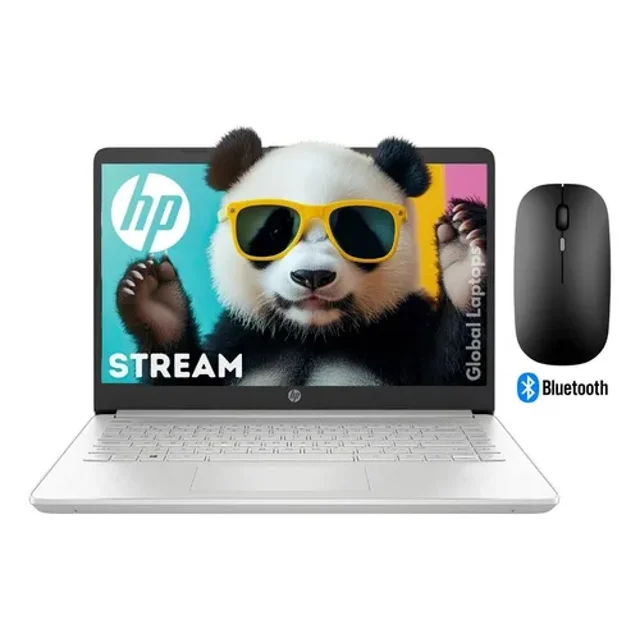 Laptop HP Stream 14-CF2733 Intel N4120 4GB Ram Disco 64GB WIN11 SILVER + Regalo