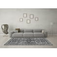 thumbnail image 3 of Ahgly Company Indoor Square Abstract Gray Modern Area Rugs, 5' Square, 3 of 4