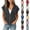 Black, variant on LLYWEY Soft Zip-Up Hooded Jackets Women Casual Drawstring Zipper Short Sleeve Hoodie with Pockets
