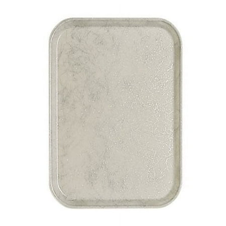 Cambro 1015531 10 1/8" x 15" Galaxy Silver Antique Parchment Insert for 1520 Fiberglass Camtray - 24/Case