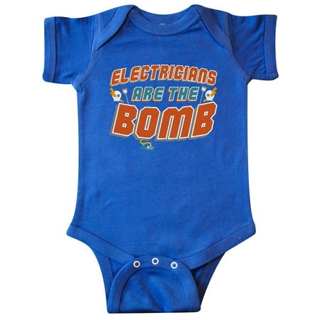 

Inktastic Electrician Gift Funny Gift Baby Boy or Baby Girl Bodysuit