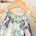 thumbnail image 6 of Tiijoy Big Girls Summer Outfits Tropical Print Sleeveless Top with Shorts, Sizes 9-10, 6 of 8