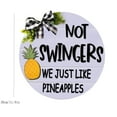 thumbnail image 5 of Vikakiooze Home Hanging Decoration Funny Pineapple Welcome Home Hanger Welcome Sign Home Outdoor Decor, 5 of 8