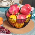 thumbnail image 3 of 6 Pieces Cork Coaster Round Plant Coaster Absorbent Cork Soft Bar Cork Mat Table Cork rd for Kitchen Hot Pads, Pots, Pans, DIY Craft Supplies (8 Inch), 3 of 7