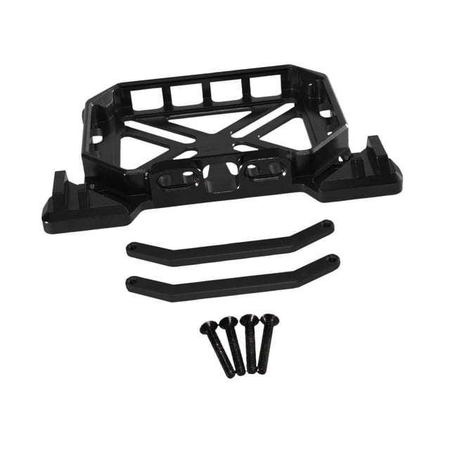Portaequipajes para coche RC Portaequipajes para coche de control remoto Estable Robusto Protector Negro