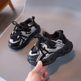 thumbnail image 5 of Otqutp Baby Girls Leather Lace Lights up Sneakers Hook Loop Non Slip Walking Sport Shoes Toddler New Born Casual Breathable, 5 of 6