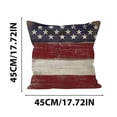 thumbnail image 3 of 4th of July PALIFEUR Pillow Covers, Indeoendence Day Throw Pillow Covers, 18 x 18 Inch Patriots Pillow Cover for Sofa Bedroom Coffice, Decorative Pillow Case, 3 of 6