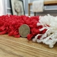 thumbnail image 2 of Maxy Home Bella Trellis Red 1 ft. 8 in. x 2 ft. 7 in. Shag Door Mat, 2 of 4