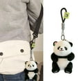 thumbnail image 2 of Aellinatey Lovely Panda Keychain PP Cotton Cartoon Pendant for Backpacks and Bags, 2 of 20