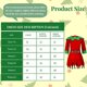 thumbnail image 5 of Disfraz de elfo navideño para niños, cosplay, ropa para niñas y niños para Halloween, carnaval, para altura 100 cm, 5 of 8
