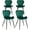 Green, variant on Dining Chairs Set of 4, Mid Century Modern Kitchen Chairs W/ Metal Legs, Velvet Upholstered Accent Dinning Room Chairs for Kitchen, Bedroom, Living Room(Green)
