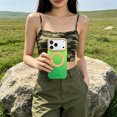 thumbnail image 4 of Magnetic For iPhone 17 Pro Max Phone Case,Compatible with Wireless Charging,Vibrant Two-color Contrasting Design,Anti-Scratch Shockproof Anti-fall Drop protection,Thin Fit Phone Case,B, 4 of 7