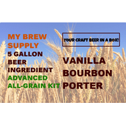 Vanilla Bourbon Porter - ALL GRAIN 5 Gal Beer Ingredient Kit