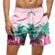 thumbnail image 2 of Kakii Men's Swim Trunks Hawaiian Bathing Mesh Lining Suit Swimsuits Beach Shorts with Pockets, 2 of 6