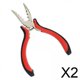 thumbnail image 1 of 2xTape In Extensiones De Cabello Alicates Herramienta Superficie Plana Para Extensiones De Cabello, 1 of 10