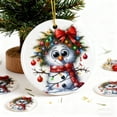 thumbnail image 4 of Adorno Navideño de Animales Del Bosque de 8 Cm | Colgante Navideño de Acrílico | Decoración Caprichosa de Animales Del Bosque | Regalo Ideal para Coronas, Guirnaldas y Centros de Mesa, 4 of 6