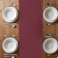 thumbnail image 4 of Table Runner 72 Inches Long for Kitchen Dining, Red Solid Color Dresser Scarf Farmhouse, Dining Table Decorations for Wedding/Parties, Aesthetics Contemporary Luxury 16 x 72 In, 4 of 8