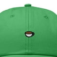 thumbnail image 2 of Dalix Lil Coffee Embroidered Cotton Cap Summer Food Outdoor Dad Hat Womens in Kelly Green, 2 of 5