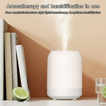 

Pebbuoy Essential Oil Diffuser Quiet Humidifier with Light Safety Auto-Off Timer Low Noise Compact Size Ultrasonic Aromatherapy Machine